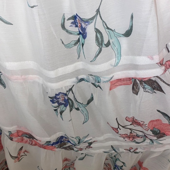 The Somerset Strapless Chiffon Midi Dress - Picture 7 of 9